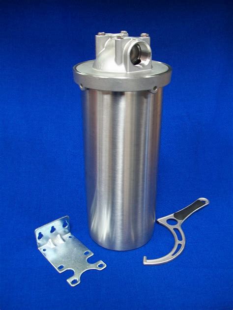 water filter with metal housing|water filters that remove aluminum.